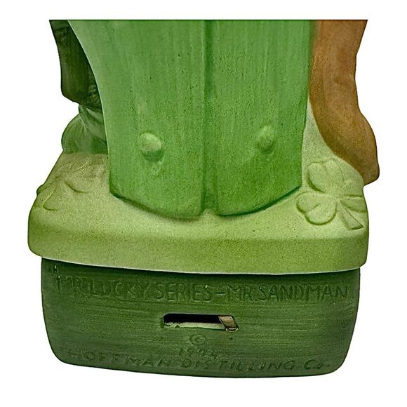 Mr. Lucky Series Mr. Sandman Music Box Decanter 1974 Vtg Hoffman Distilling Co. - Picture 7 of 8